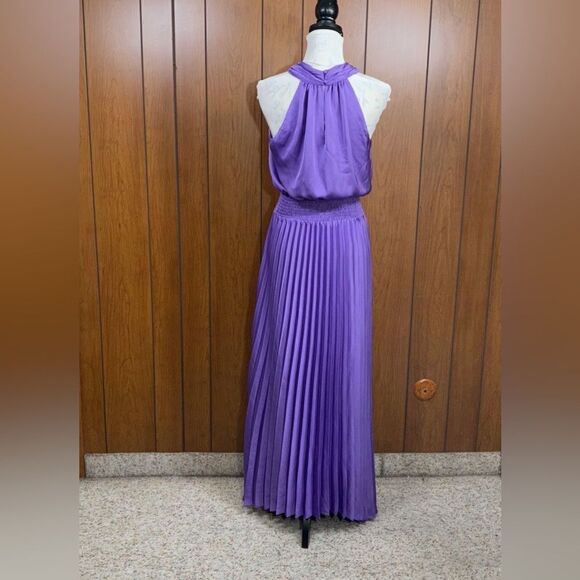 Ramy Brook Arina Halter Neck Pleated Maxi Dress size 2 - Picture 7 of 11